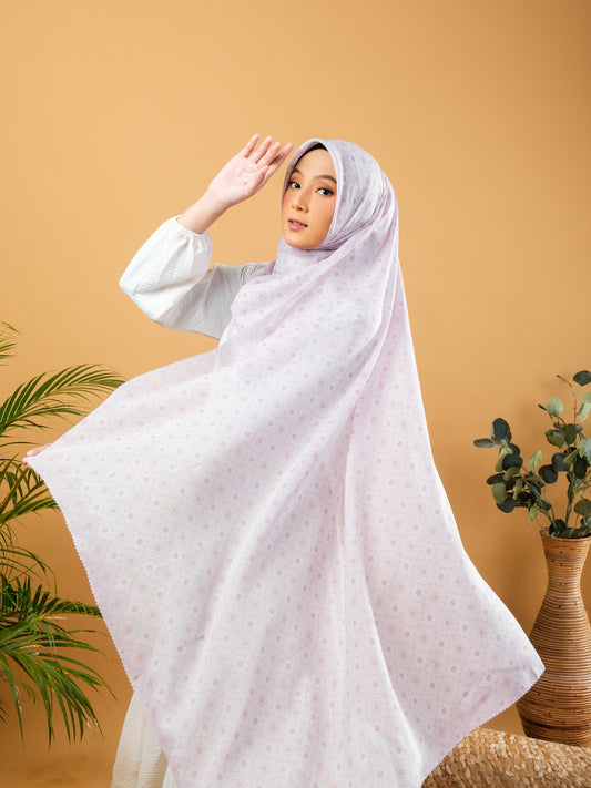 Voal Superfine Segiempat Motif Ornament - DAISHA | Harraku