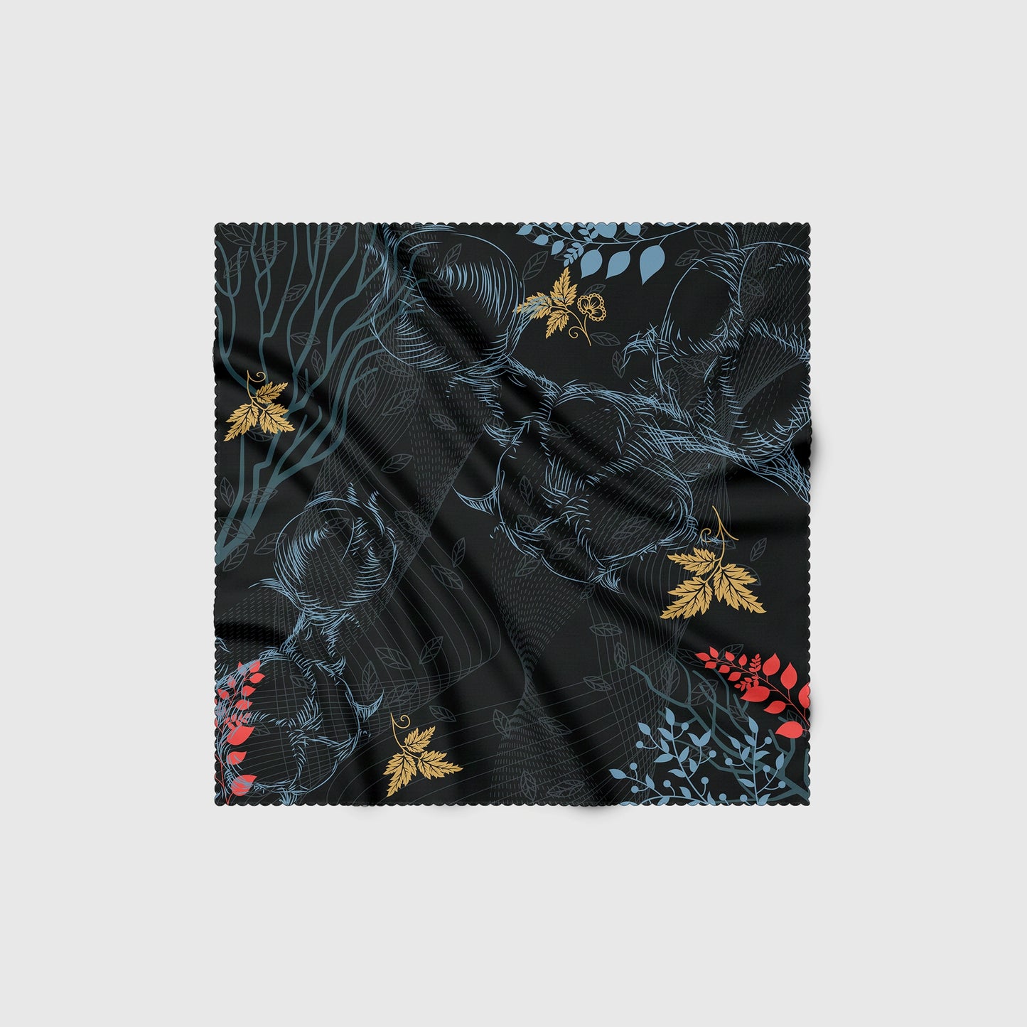 HARRAKU ULTRAFINE - Hijab Voal Printing Motif Segiempat