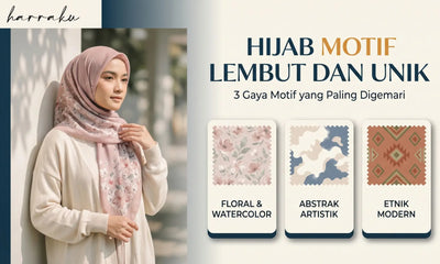 Hijab Dengan Motif Yang Lembut dan Unik