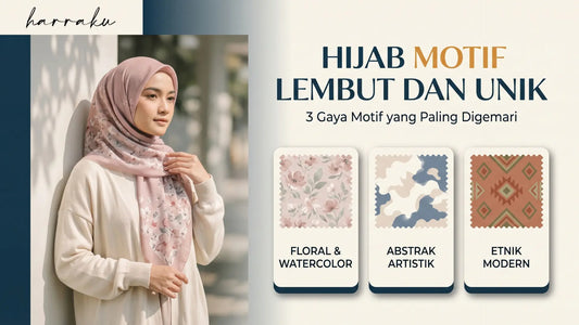 Hijab Dengan Motif Yang Lembut dan Unik