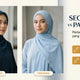 Segi Empat vs Pashmina, Perbedaan Ukuran