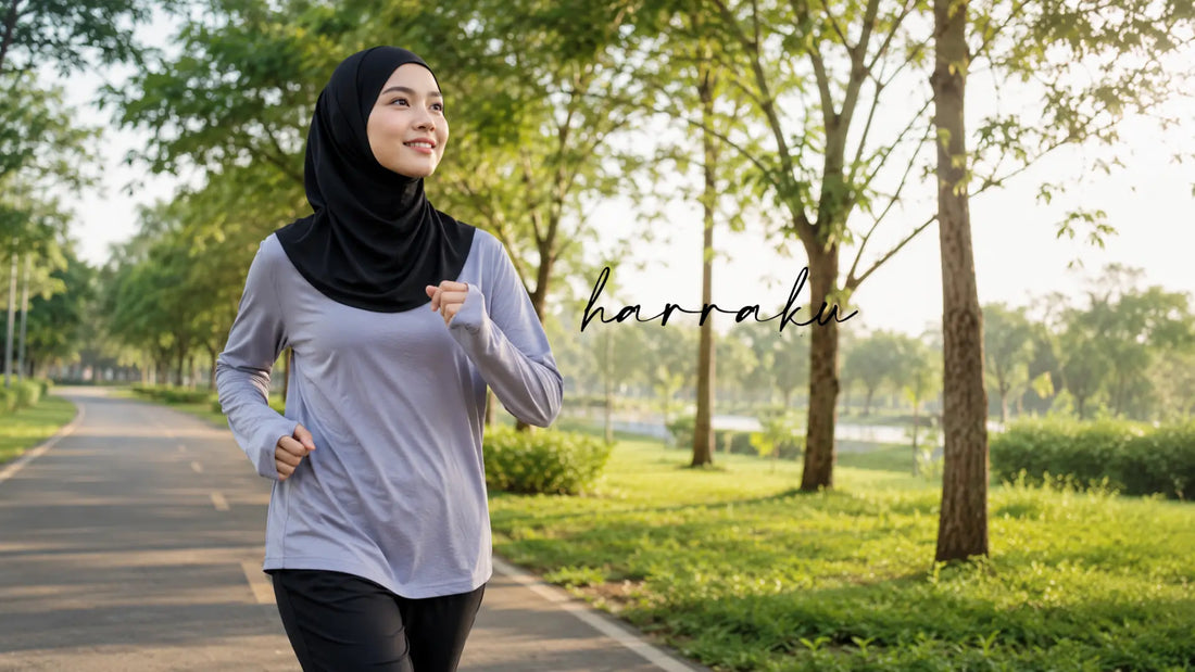 Style Jogging Hijab Simple yang Nyaman Tanpa Ribet