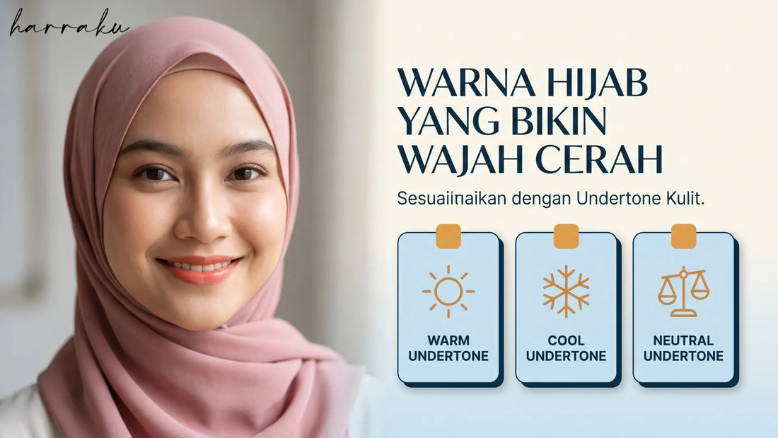 Warna Hijab yang Bikin Wajah Cerah dan Glowing