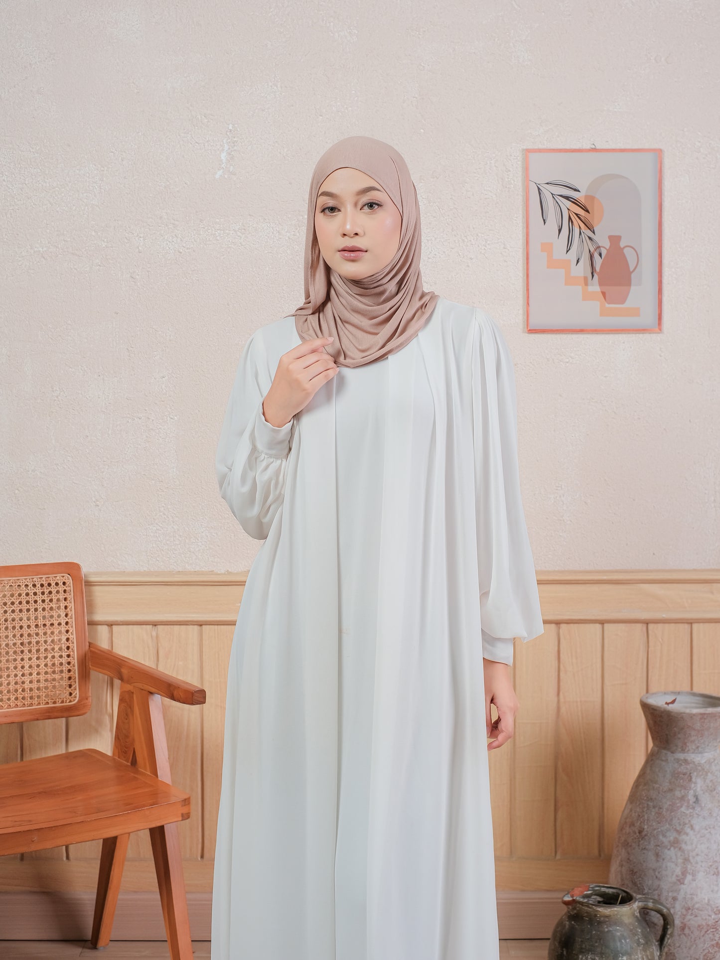 Pashmina Rayon Tansel Polos - MILO | Harraku