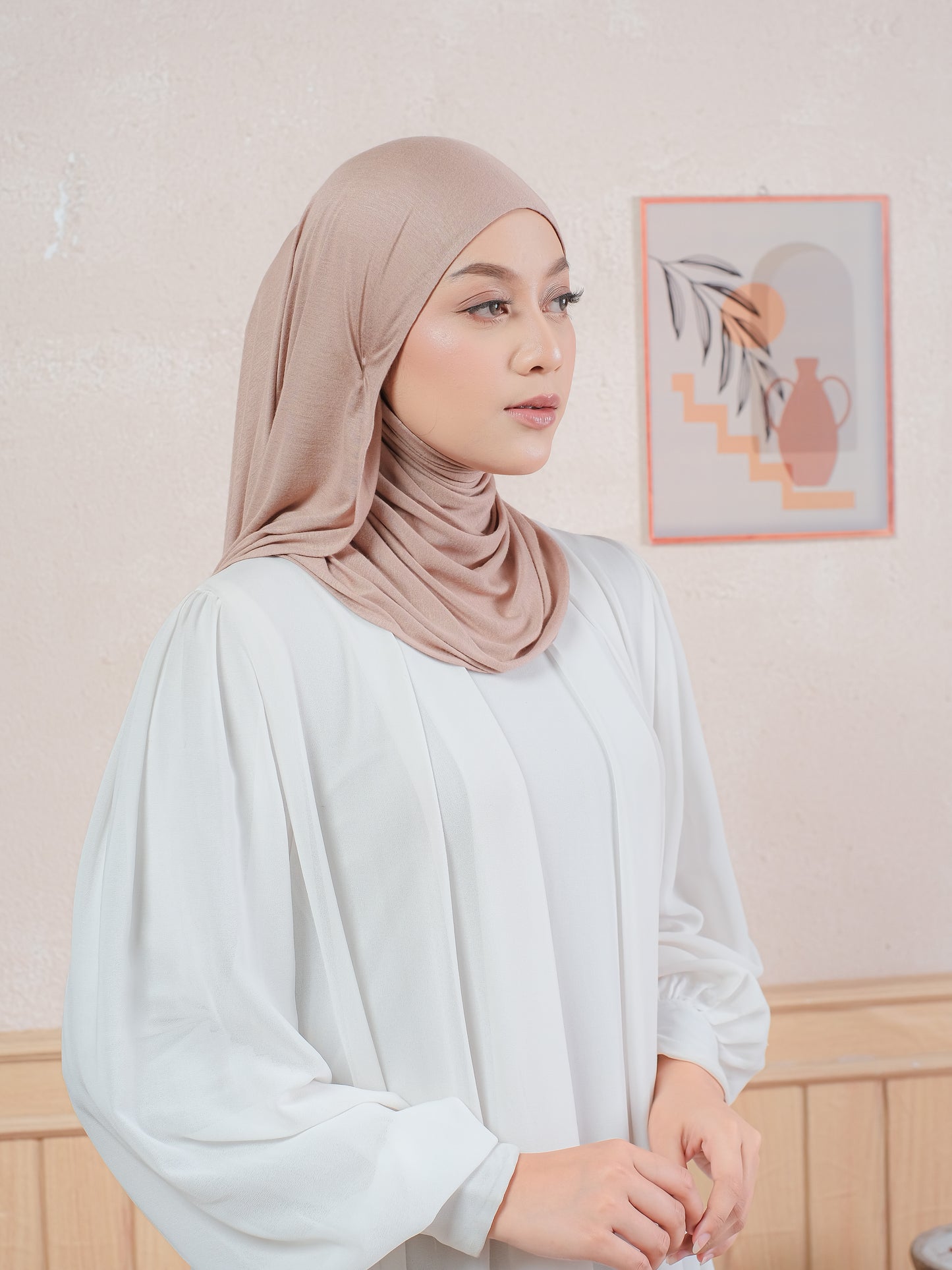 Pashmina Rayon Tansel Polos - MILO | Harraku