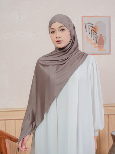 PASHMINA RAYON TANSEL - EARTH (TANAH)
