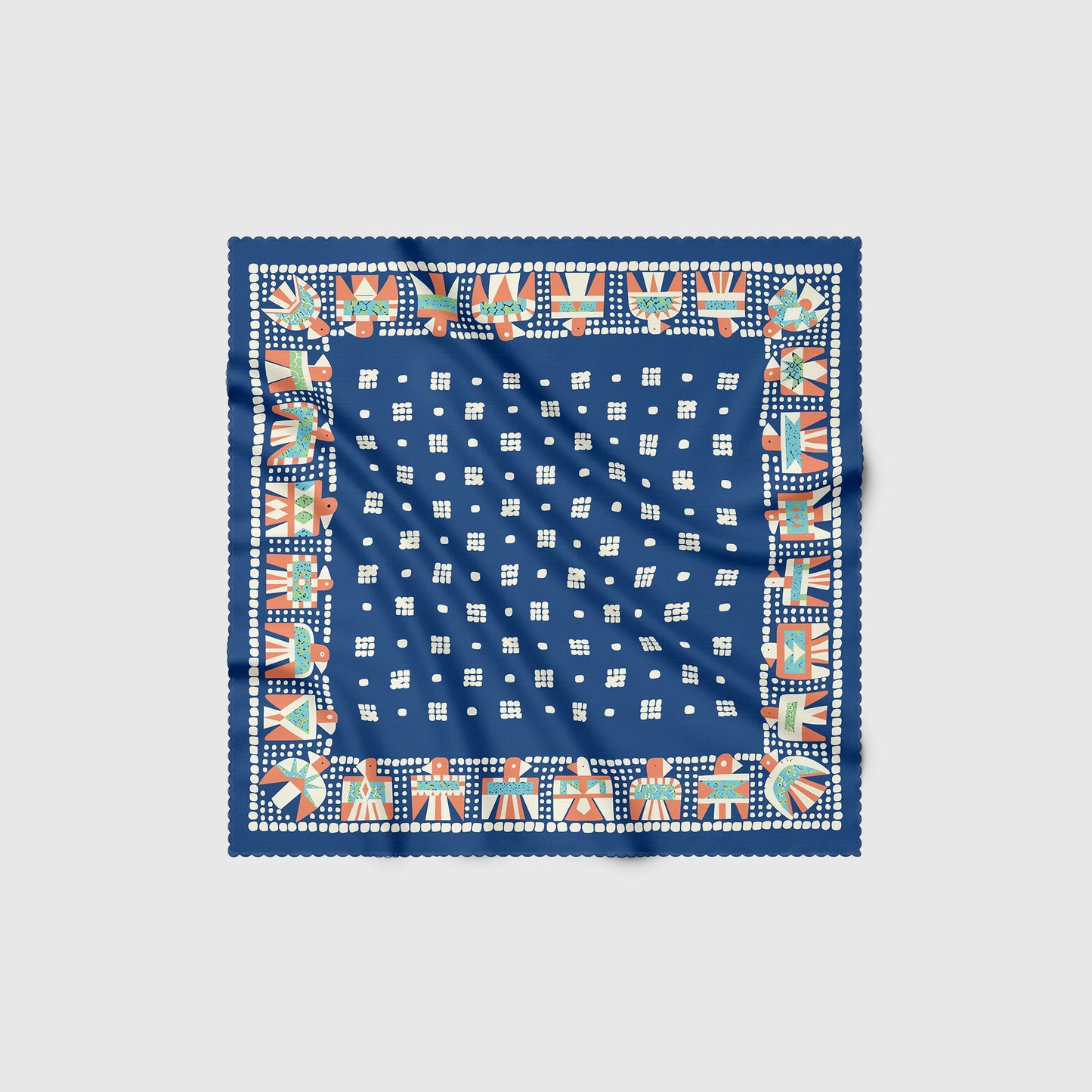 Voal Superfine Segiempat Motif Ethnic - IFZA | Harraku