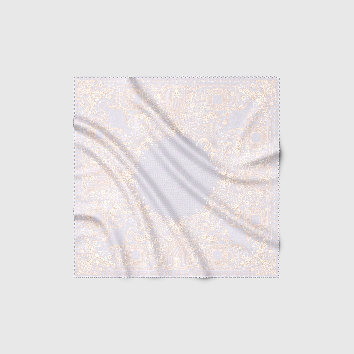 Voal Superfine Segiempat Motif Floral - KANIGIA | Harraku