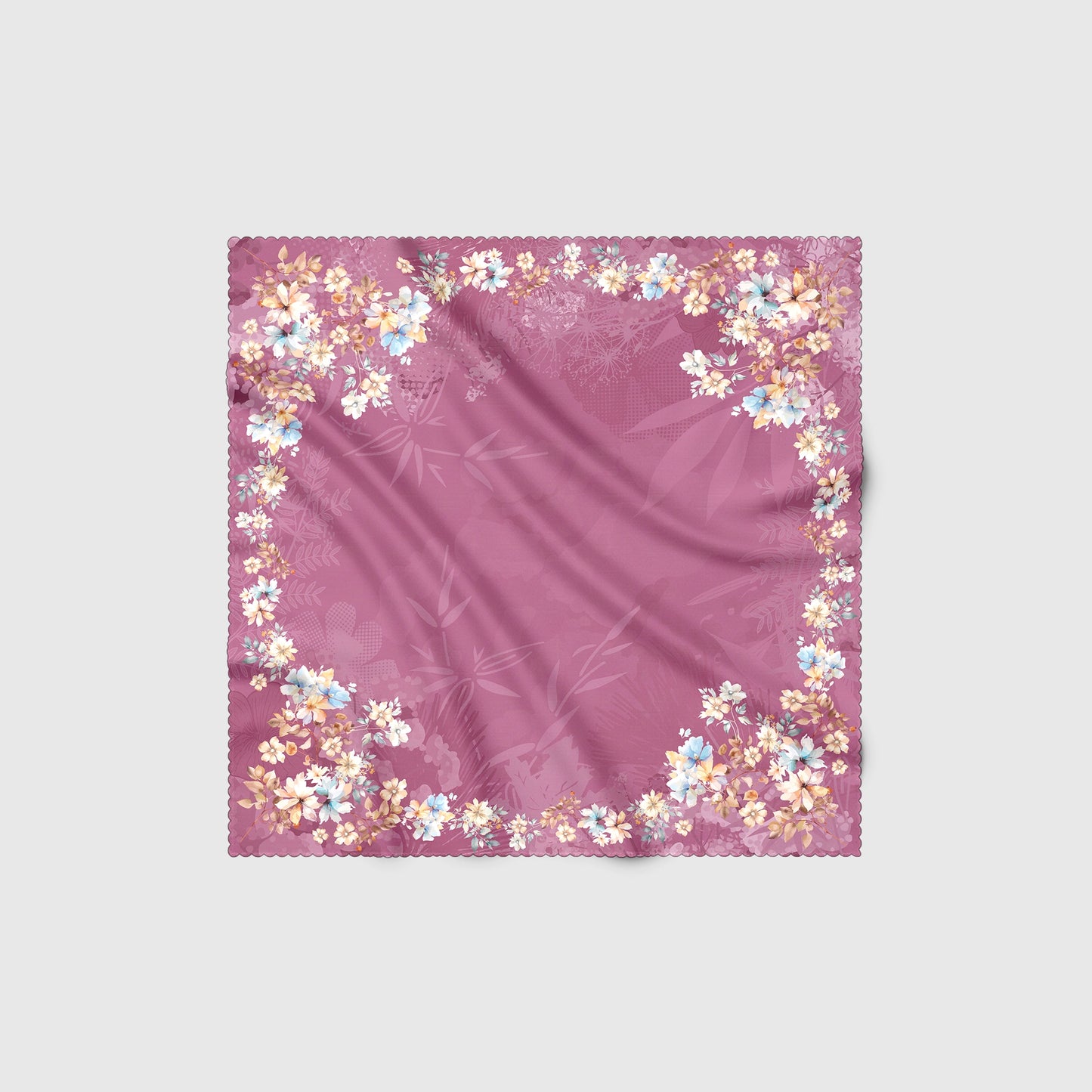 Voal Superfine Segiempat Motif Flower - MISAKI | Harraku